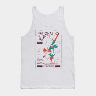 Science Day Microscope Tank Top